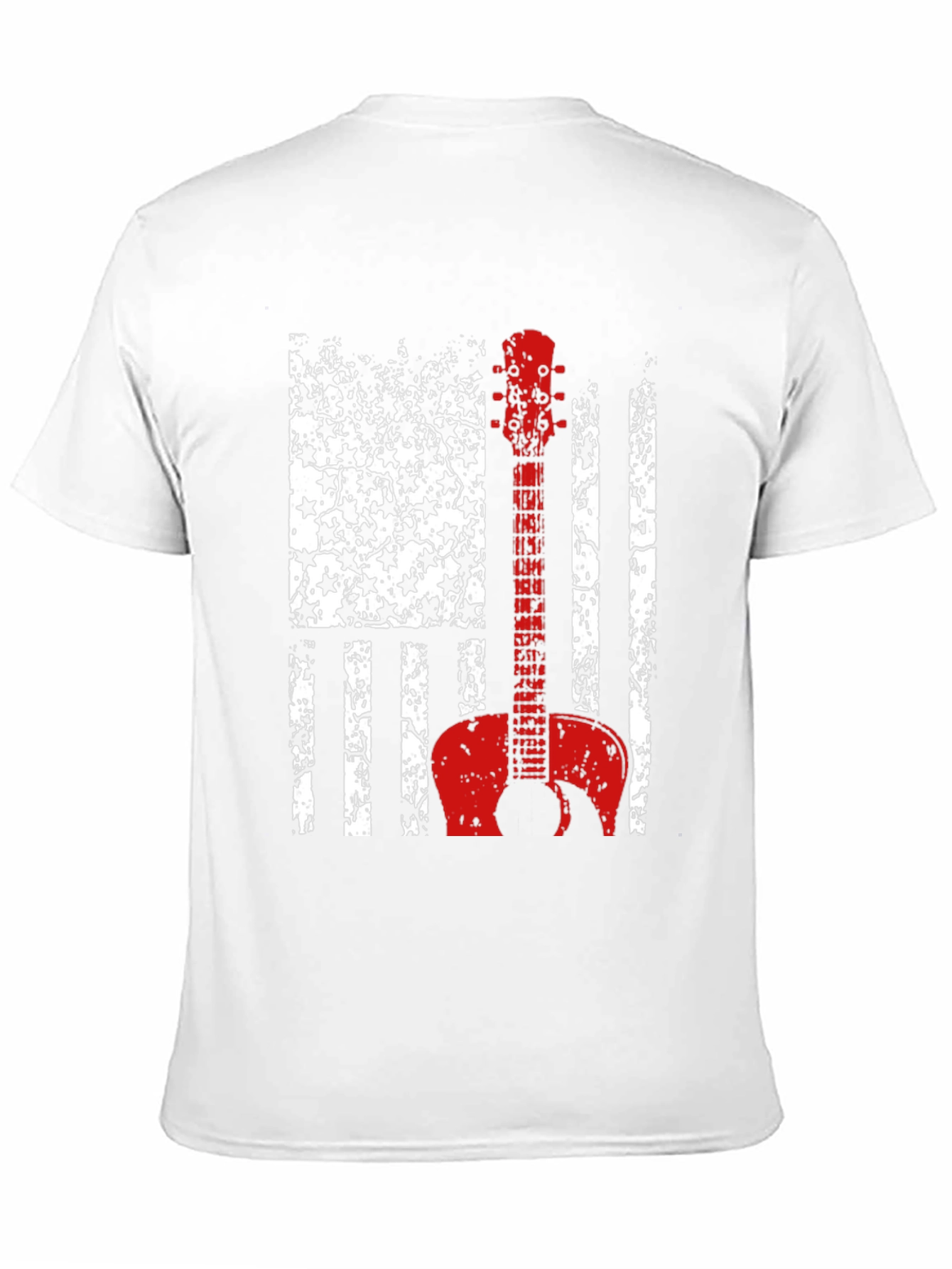 American Flag Guitar T-Shirt