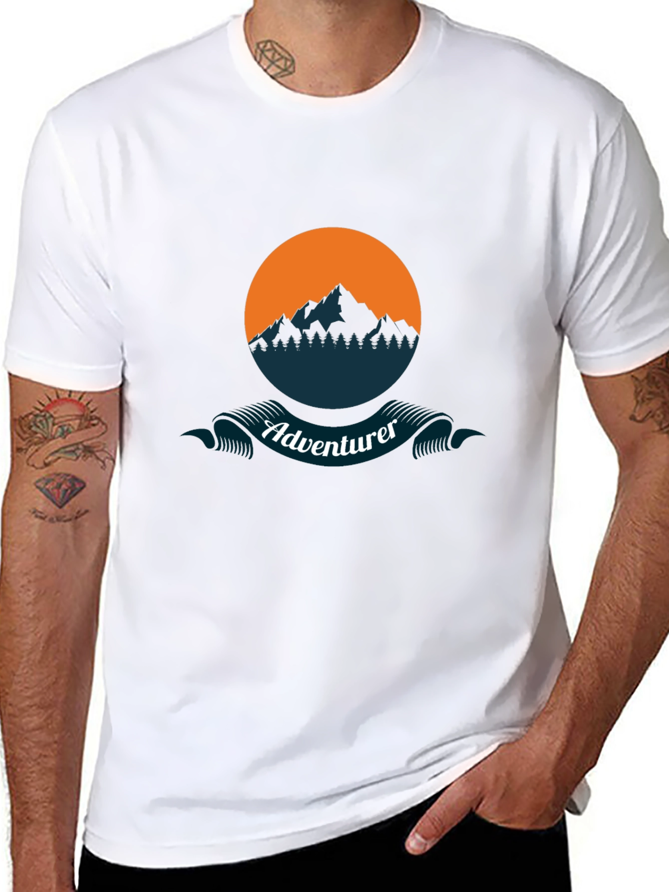 Adventurer Graphic Tee - Stylish Outdoor Inspired Design