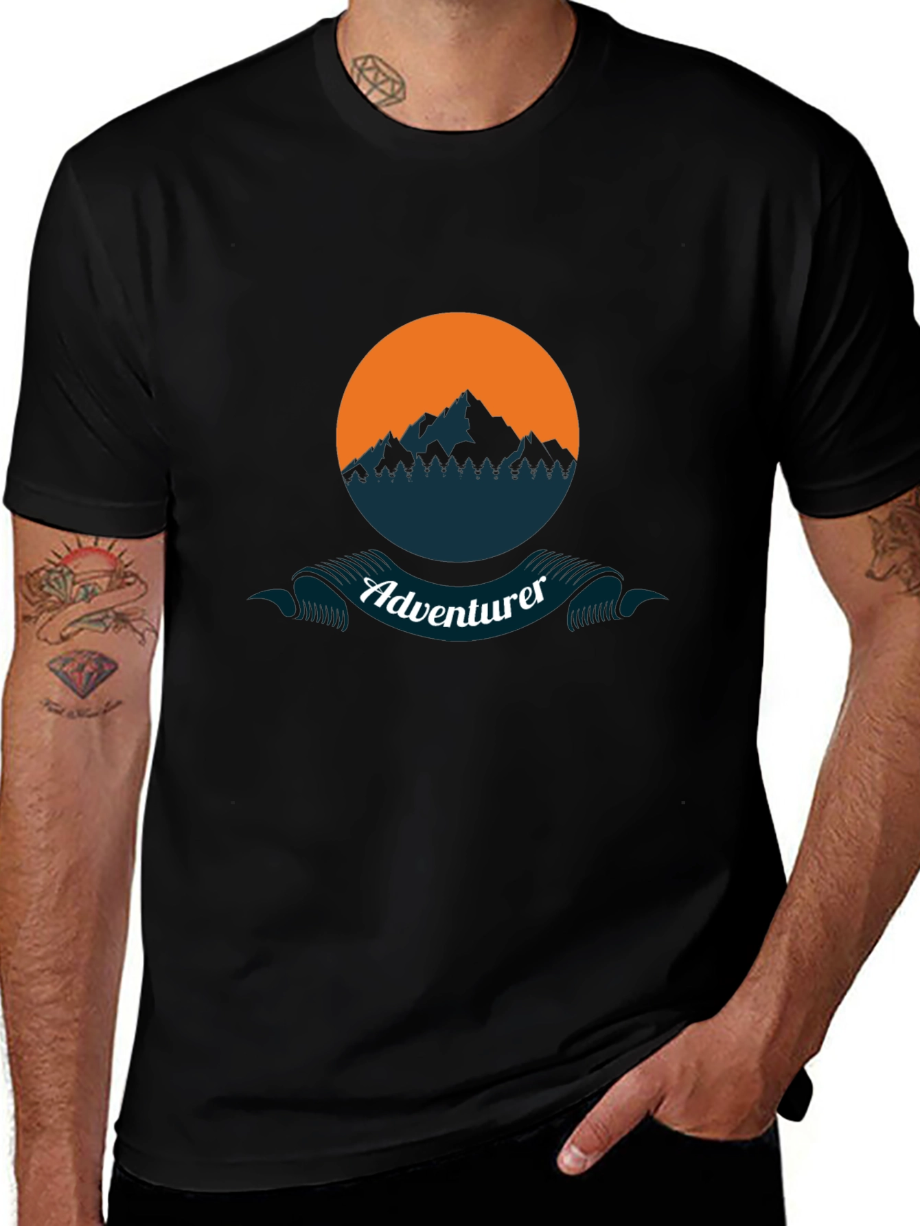 Adventurer Graphic Tee - Stylish Outdoor Inspired Design