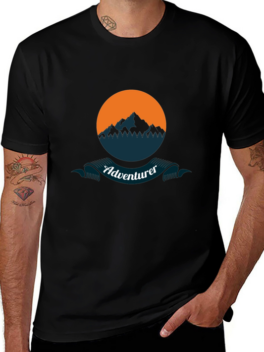 Adventurer Graphic Tee - Stylish Outdoor Inspired Design