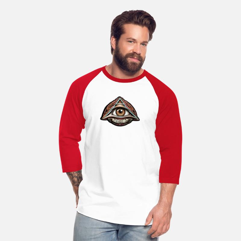 Illuminati design with one eye symbol