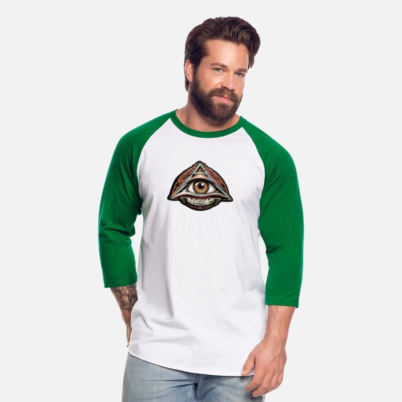 Illuminati design with one eye symbol