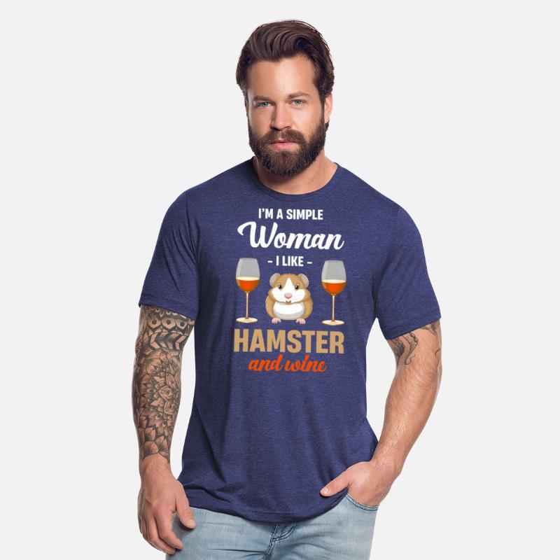 I'm A Simple Woman I Love Hamsters And Wine