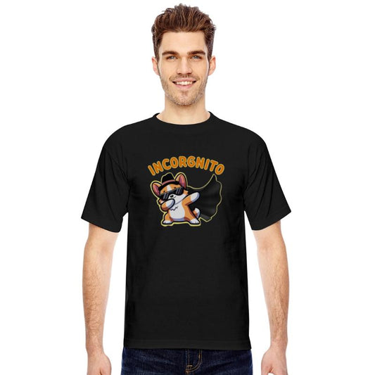 Incorgnito Kawaii Corgi - Spy in coat and hat