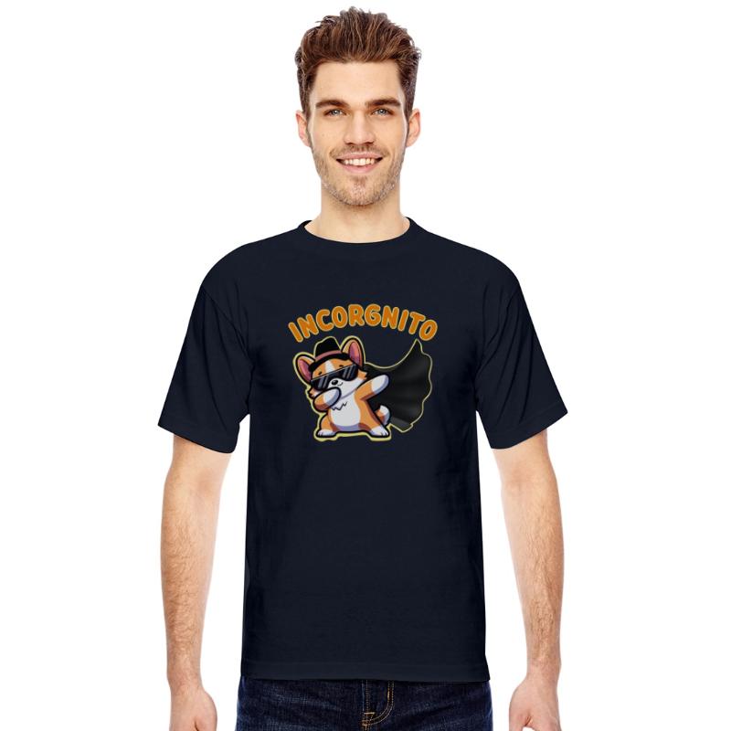 Incorgnito Kawaii Corgi - Spy in coat and hat