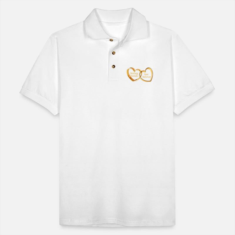 Intertwined Golden Hearts: Unbreakable Bonds