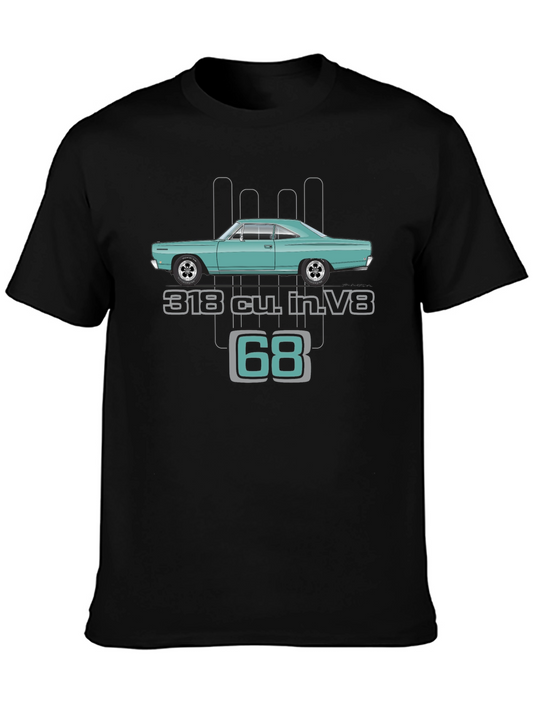 1968 Classic Car T-Shirt - 318 cu. in. V8 Engine Tee