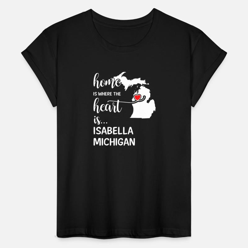 Isabella County Michigan Is Where My Heart Is Gift