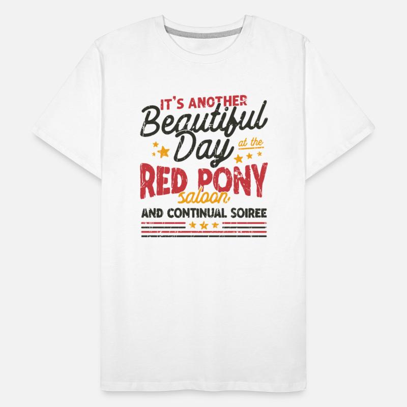 It's another beautiful day at the red pony saloon