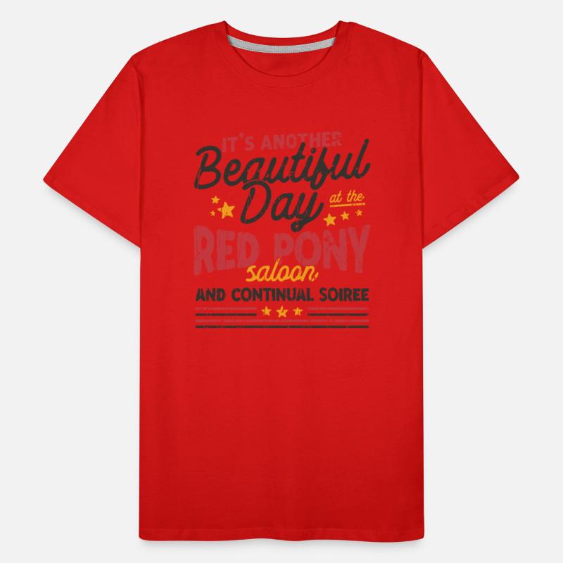 It's another beautiful day at the red pony saloon