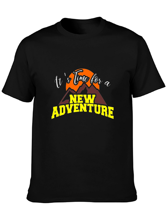 Adventure Awaits Graphic Tee - Black