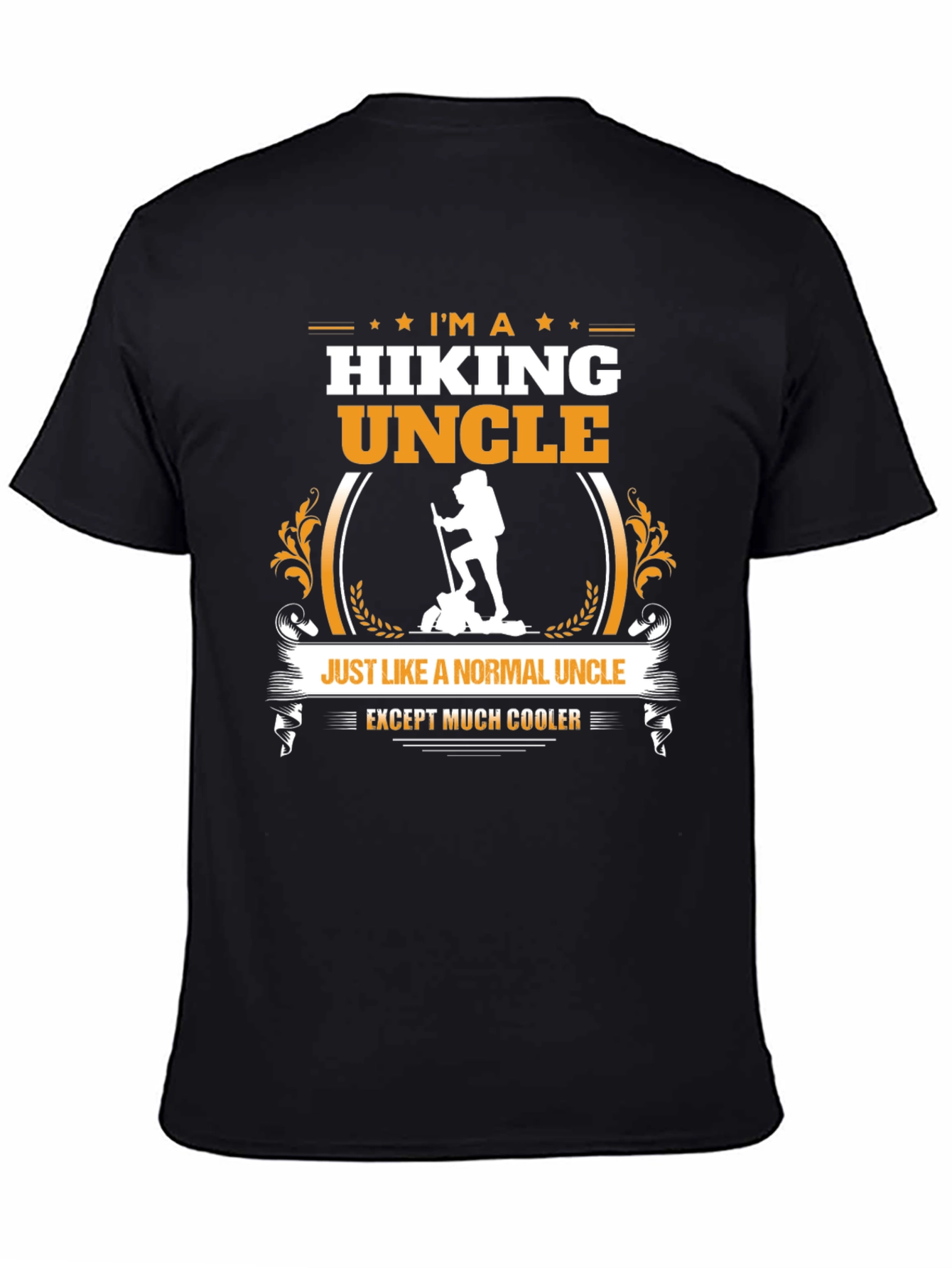 Hiking Uncle Graphic T-Shirt - Cool Hiker Design