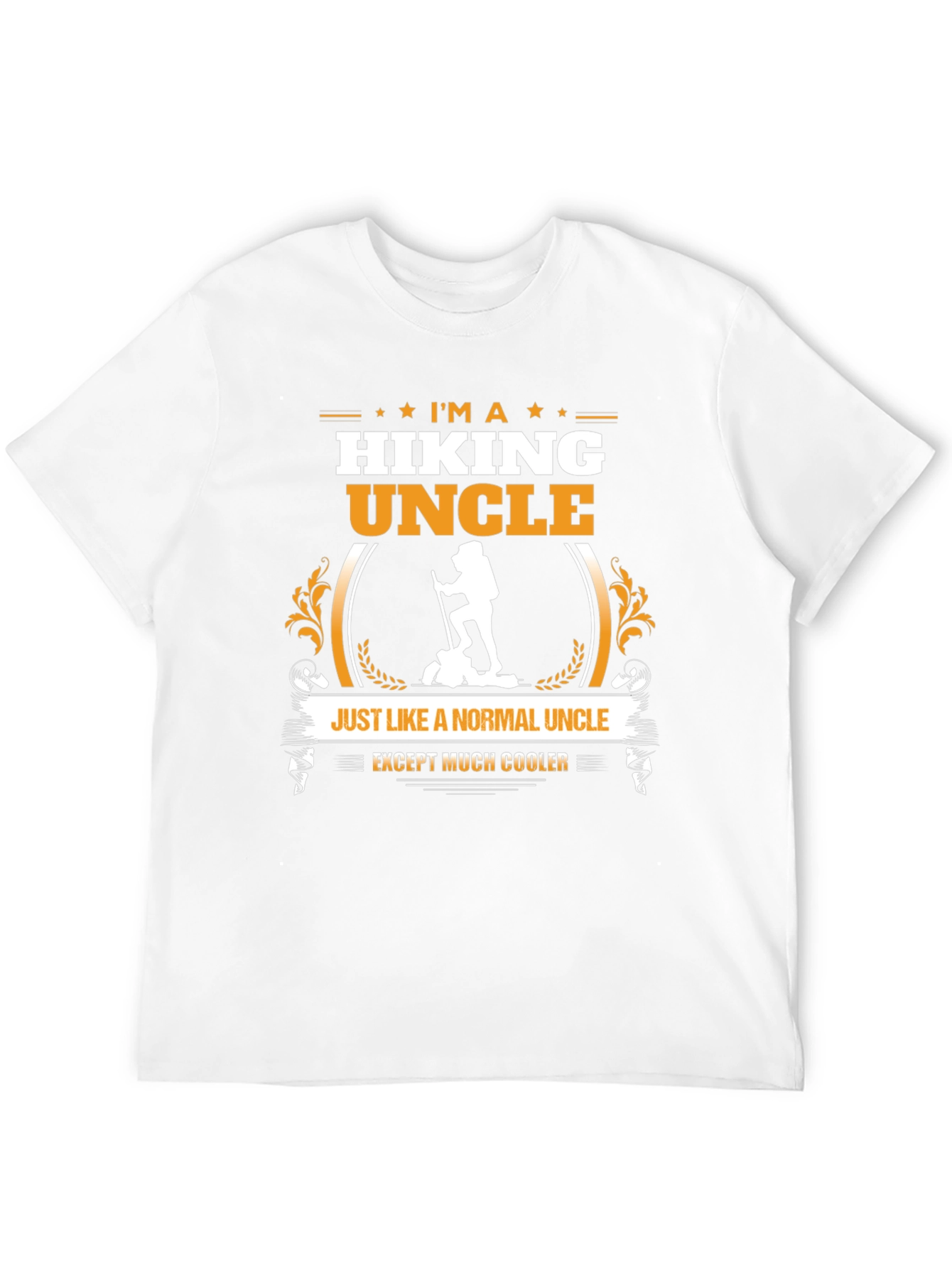 Hiking Uncle Graphic T-Shirt - Cool Hiker Design
