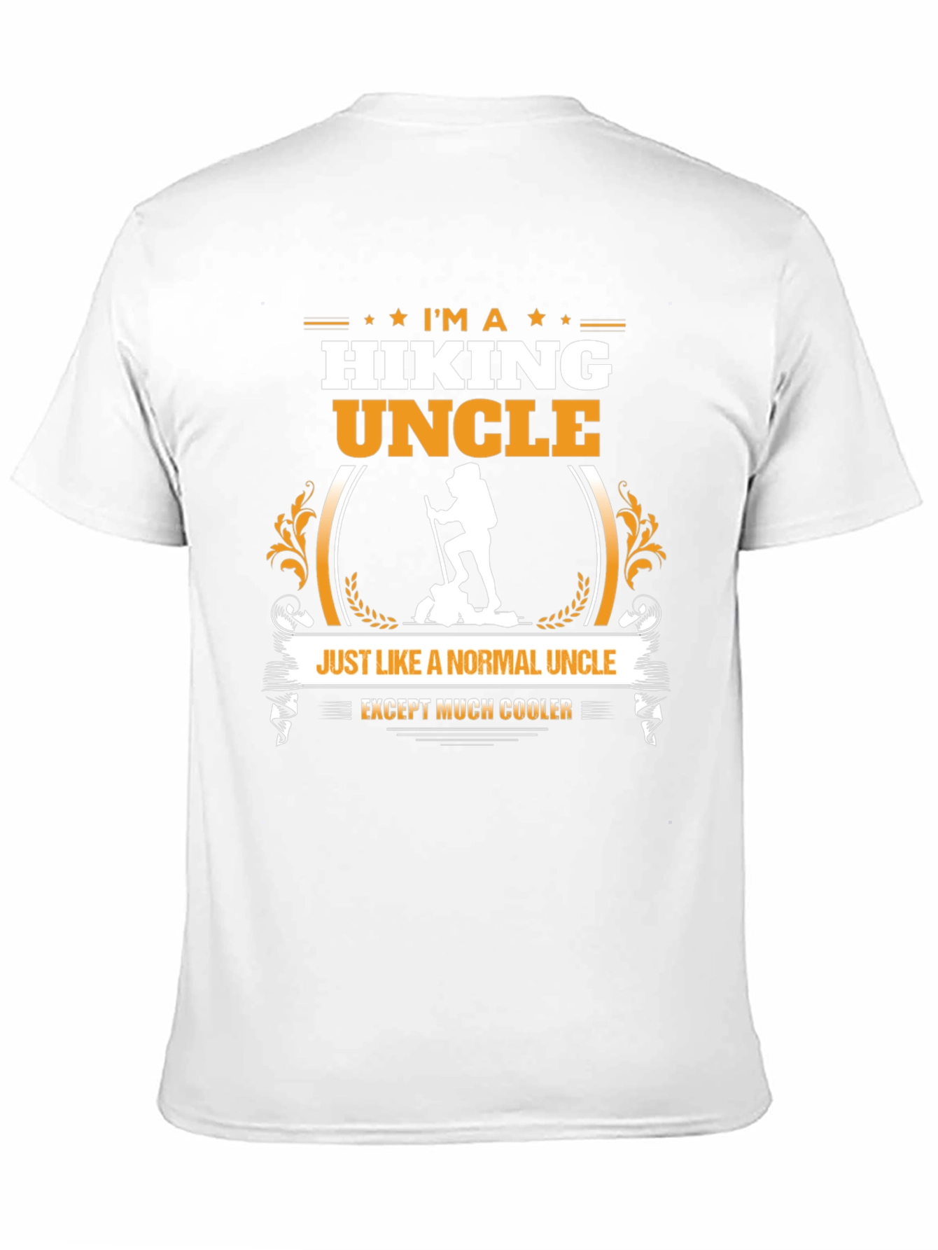 Hiking Uncle Graphic T-Shirt - Cool Hiker Design