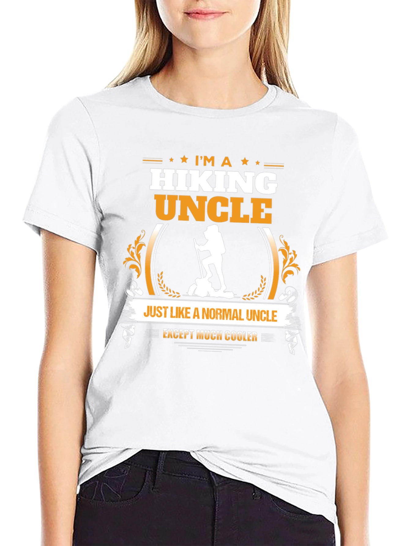 Hiking Uncle Graphic T-Shirt - Cool Hiker Design