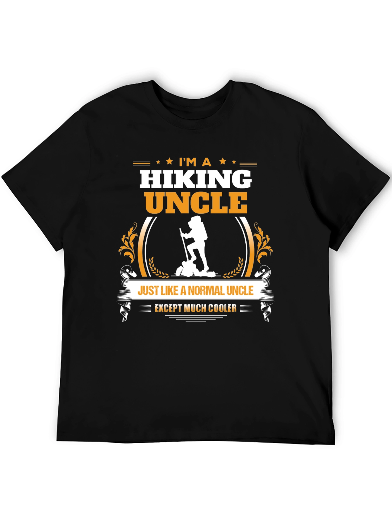 Hiking Uncle Graphic T-Shirt - Cool Hiker Design