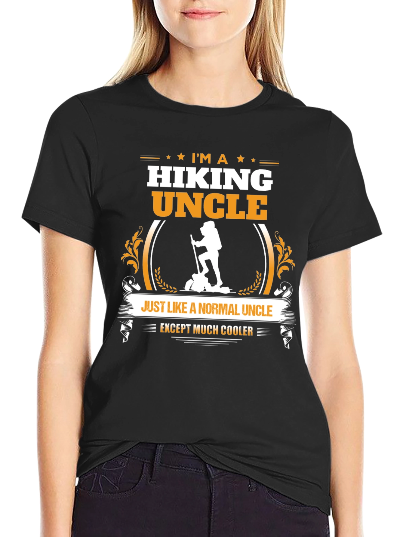 Hiking Uncle Graphic T-Shirt - Cool Hiker Design