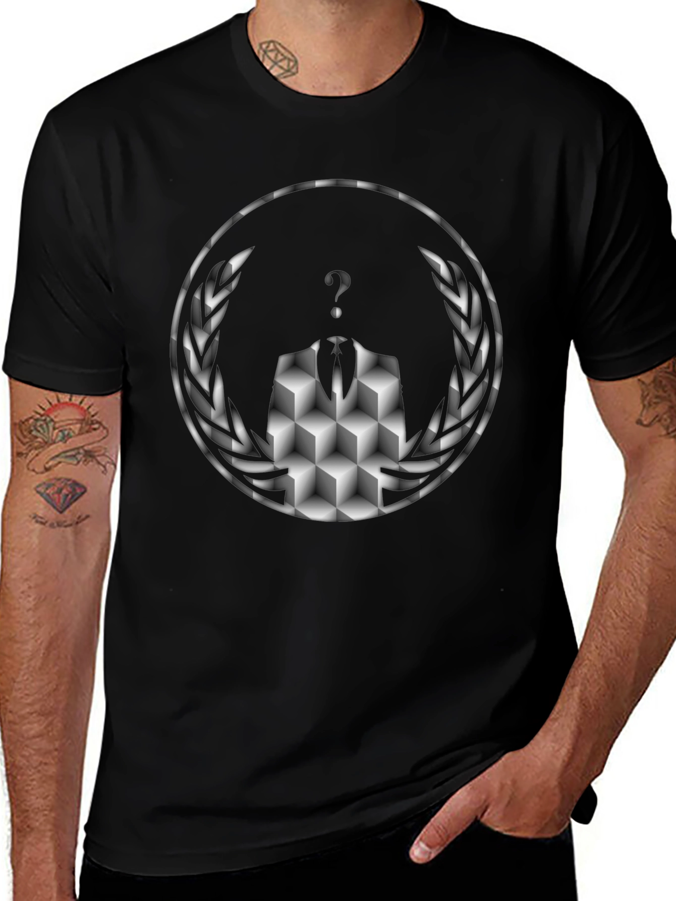 Anonymous Cube T-Shirt - Mystery Style