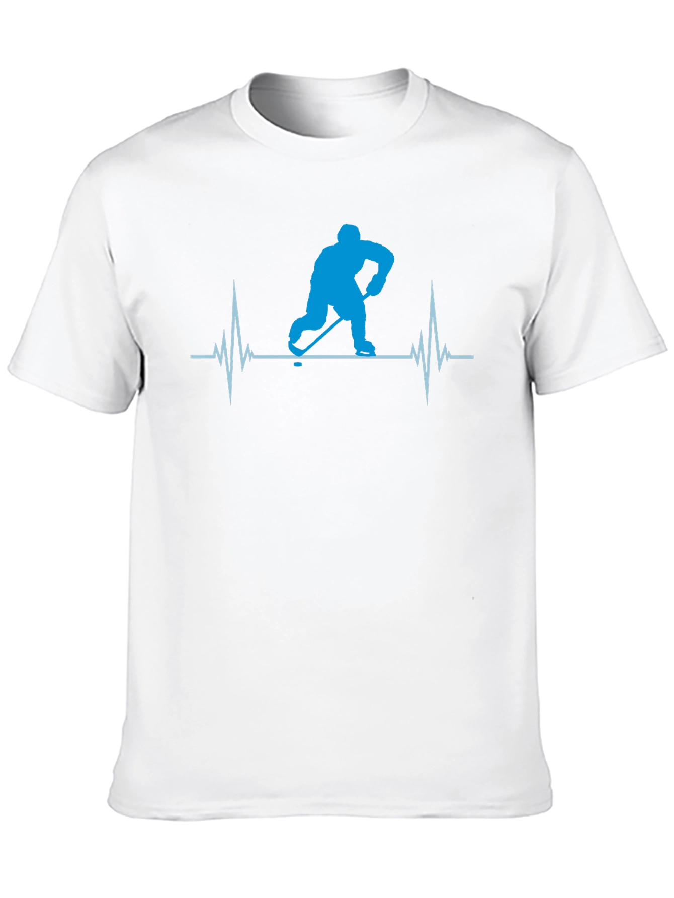 Hockey Heartbeat T-Shirt - Black