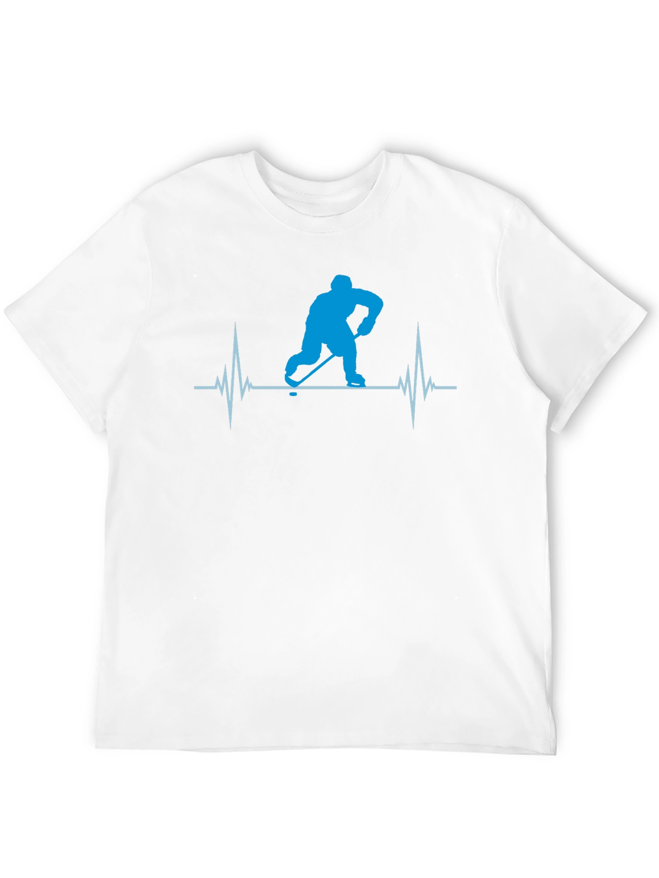 Hockey Heartbeat T-Shirt - Black