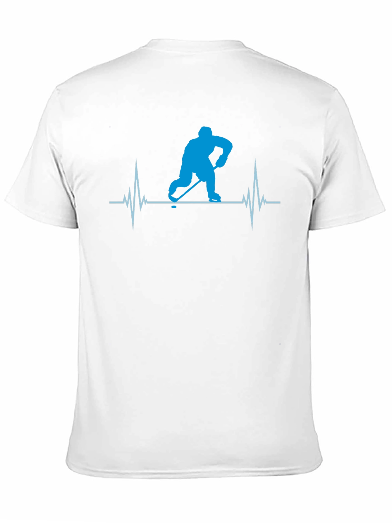 Hockey Heartbeat T-Shirt - Black