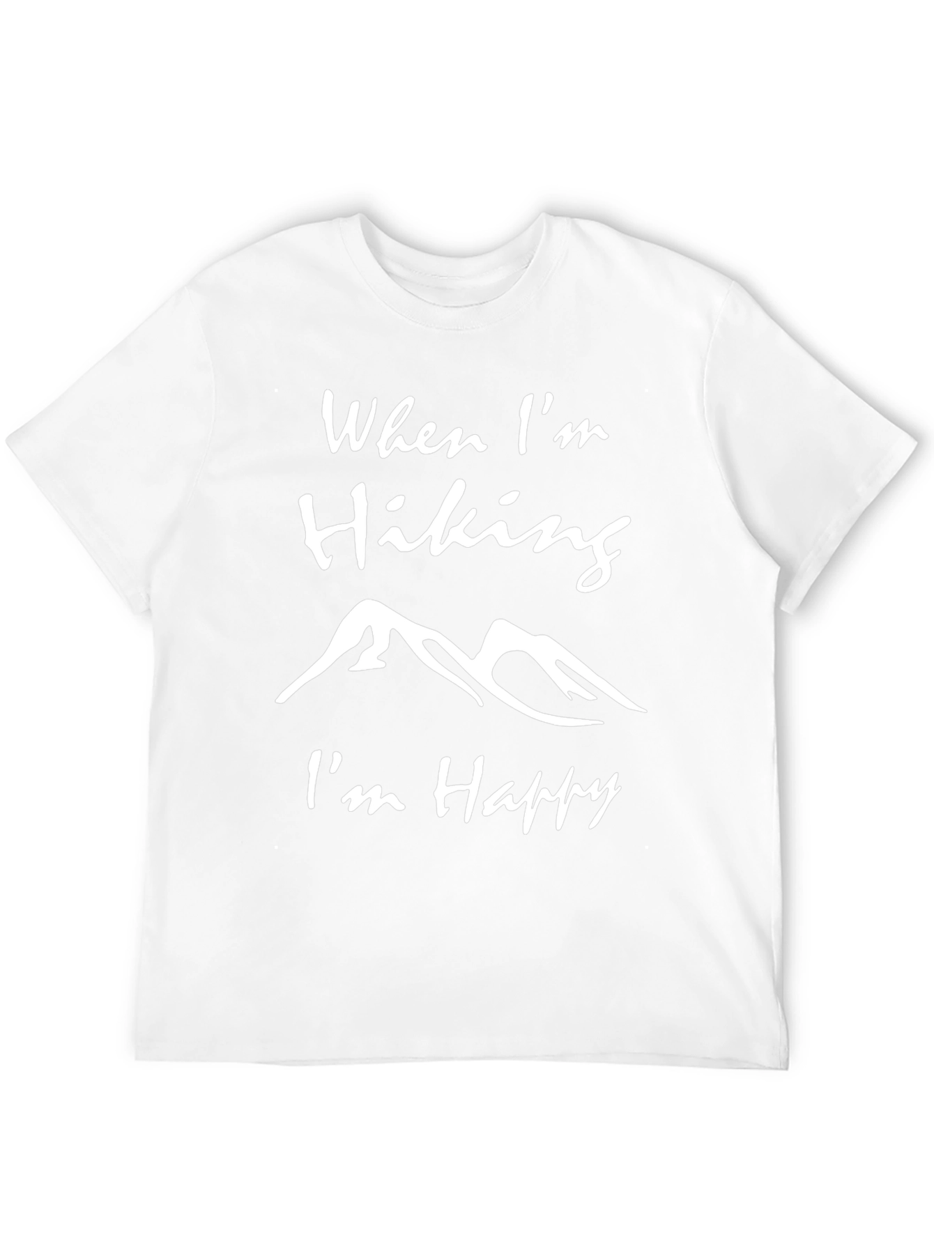 Hiking Lover T-Shirt - When Im Hiking Im Happy