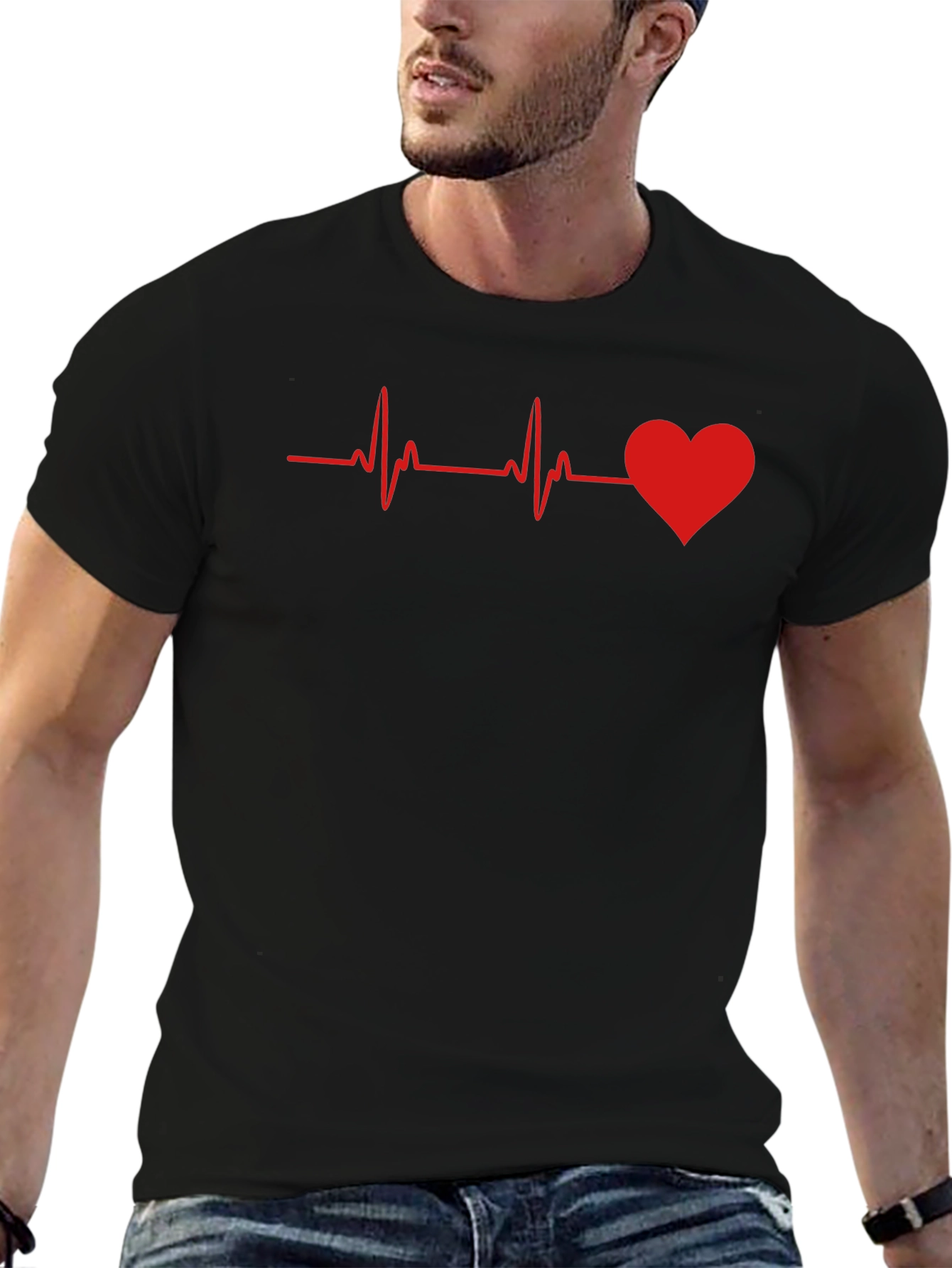 Heartbeat Graphic T-Shirt - Love Life