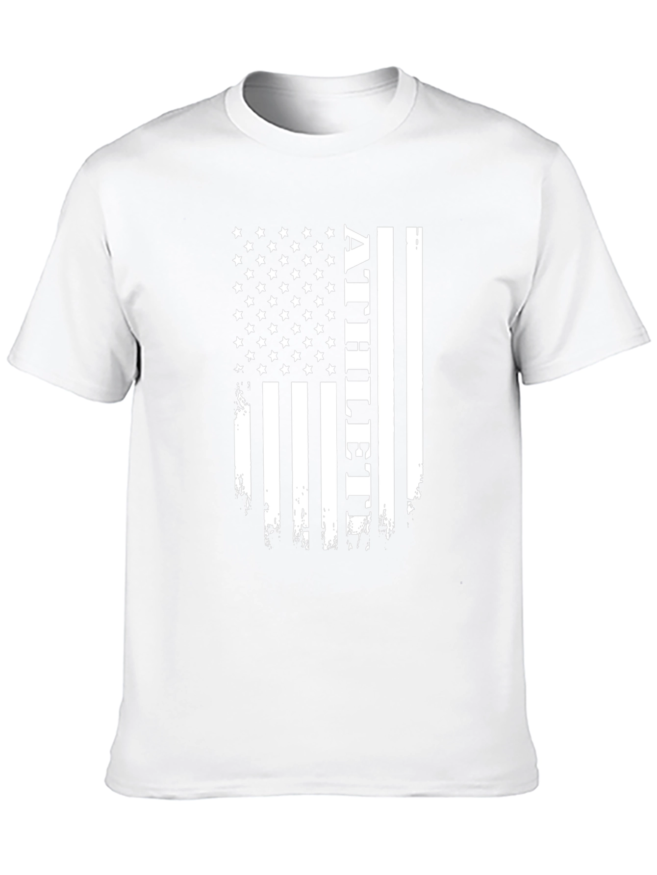 American Flag Athlete Graphic T-Shirt