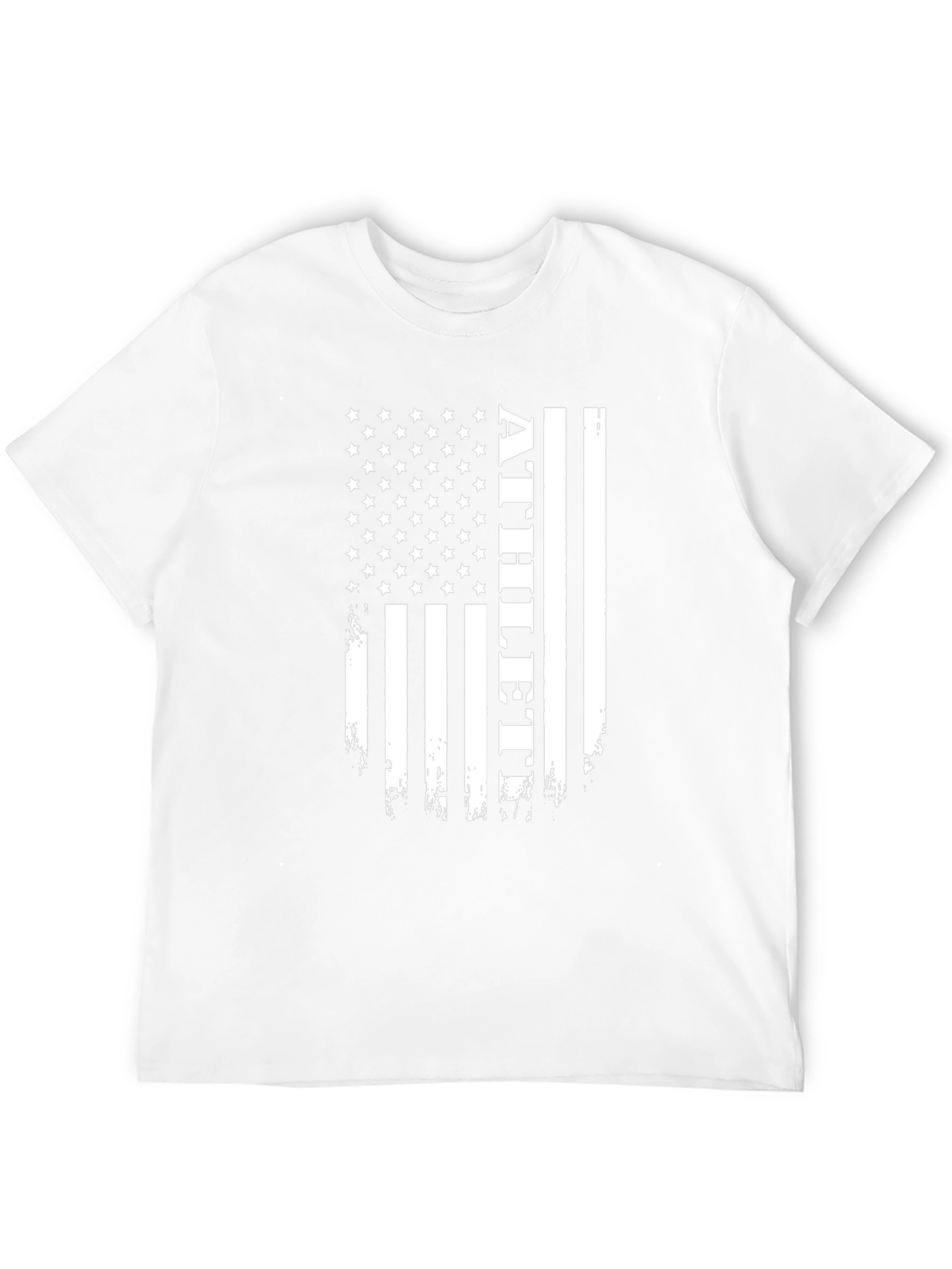 American Flag Athlete Graphic T-Shirt