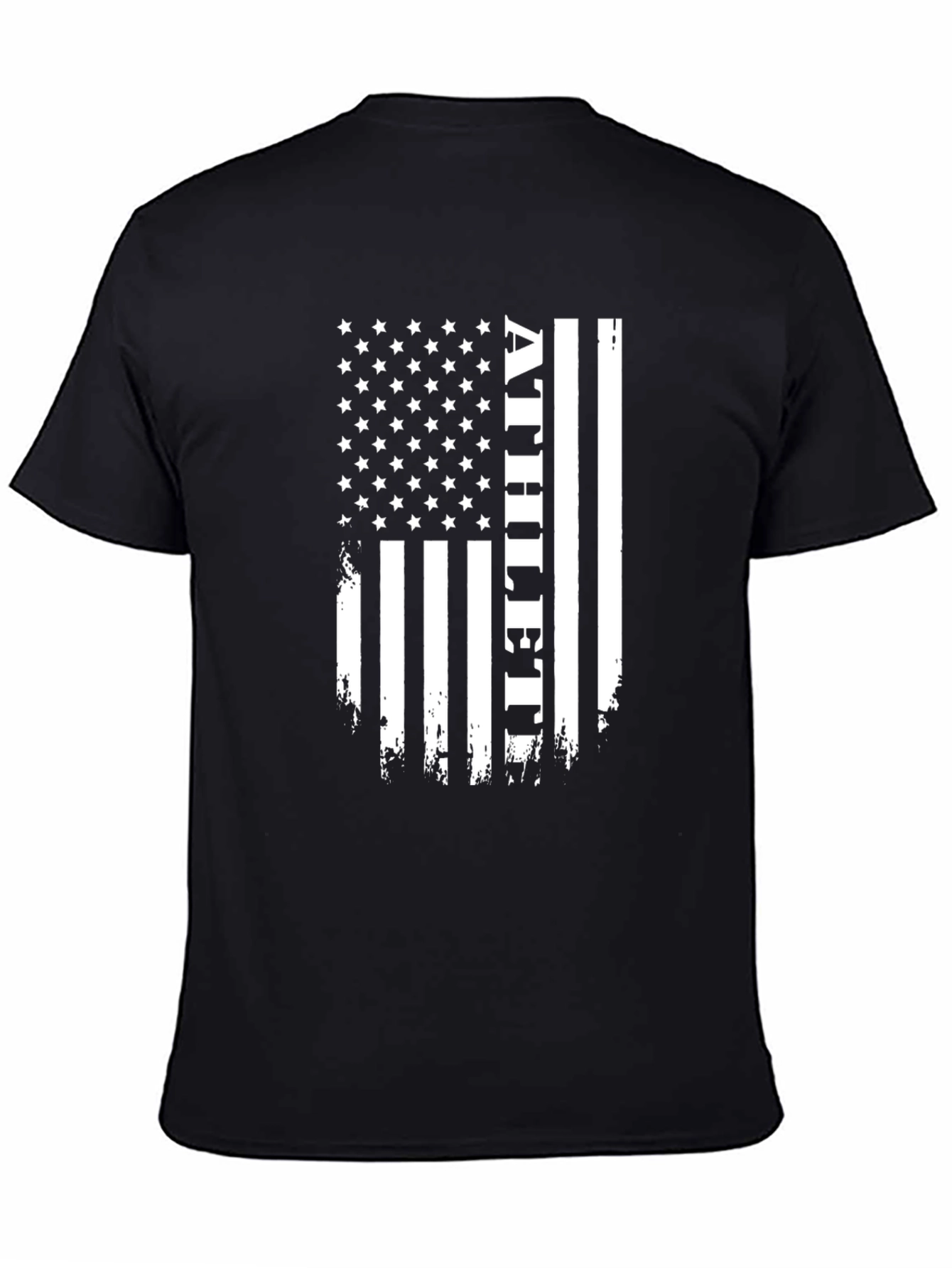 American Flag Athlete Graphic T-Shirt