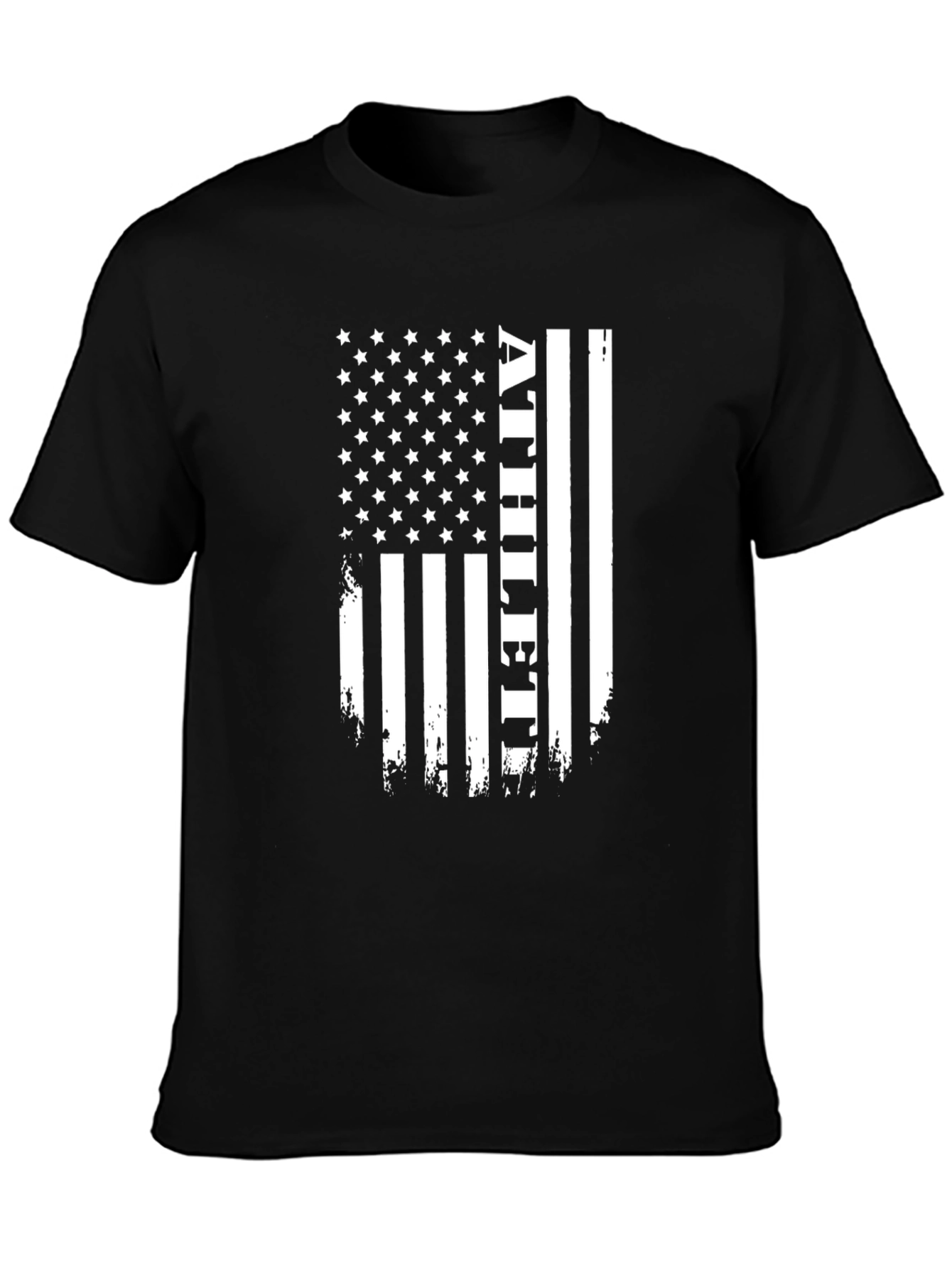 American Flag Athlete Graphic T-Shirt