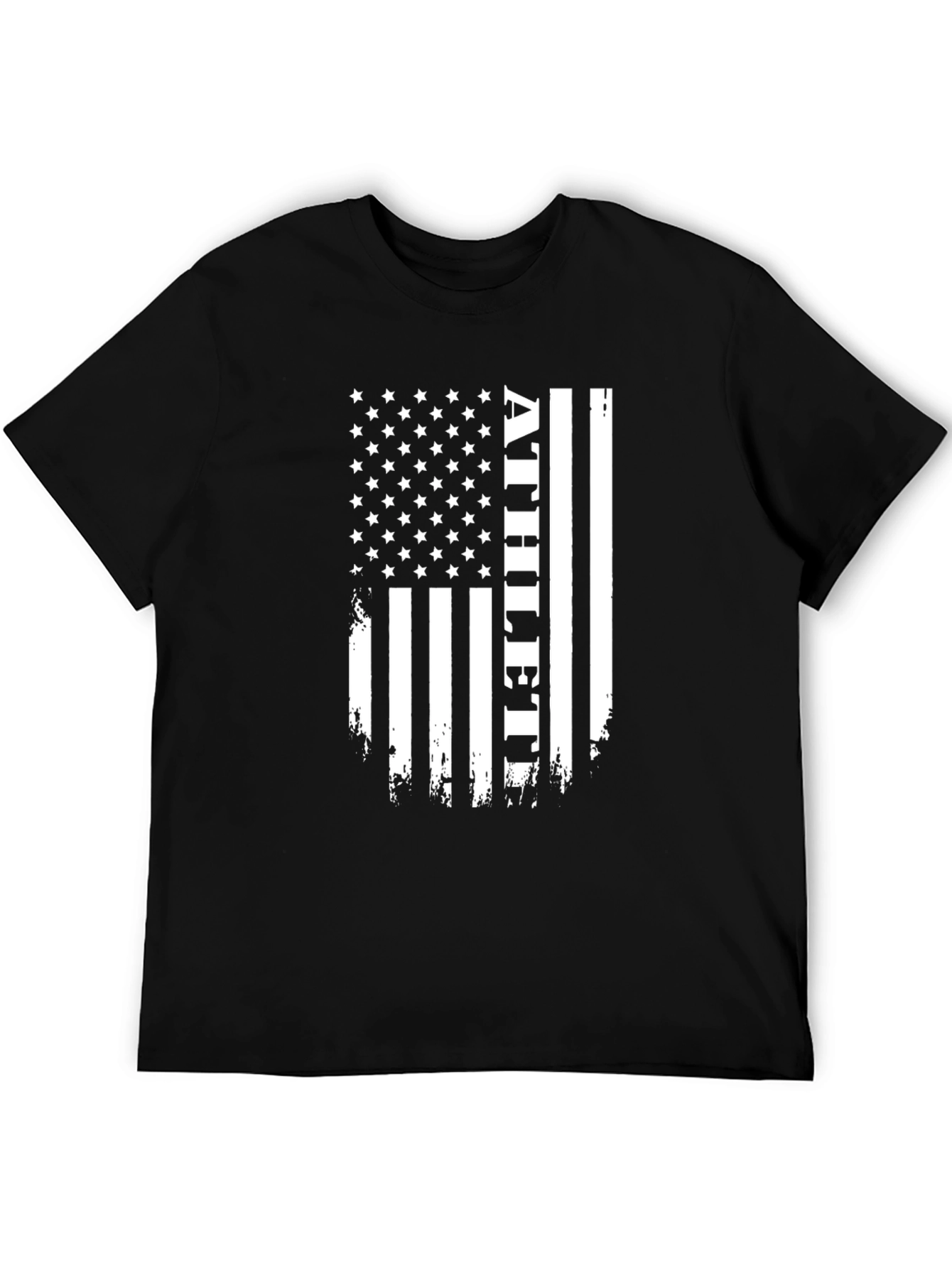 American Flag Athlete Graphic T-Shirt