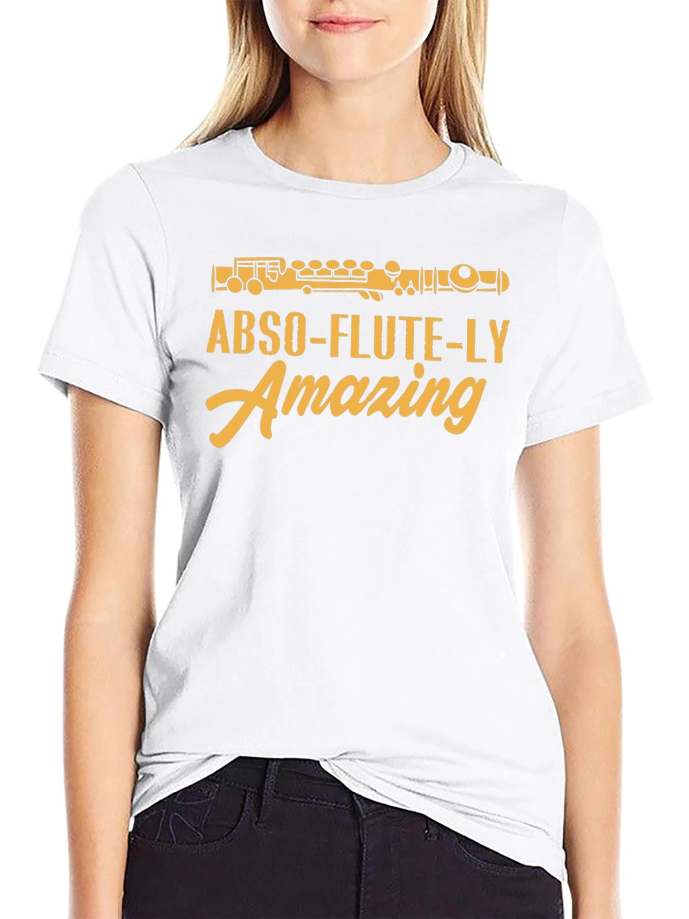 Abso-flute-ly Amazing T-Shirt - Musician Humor Tee