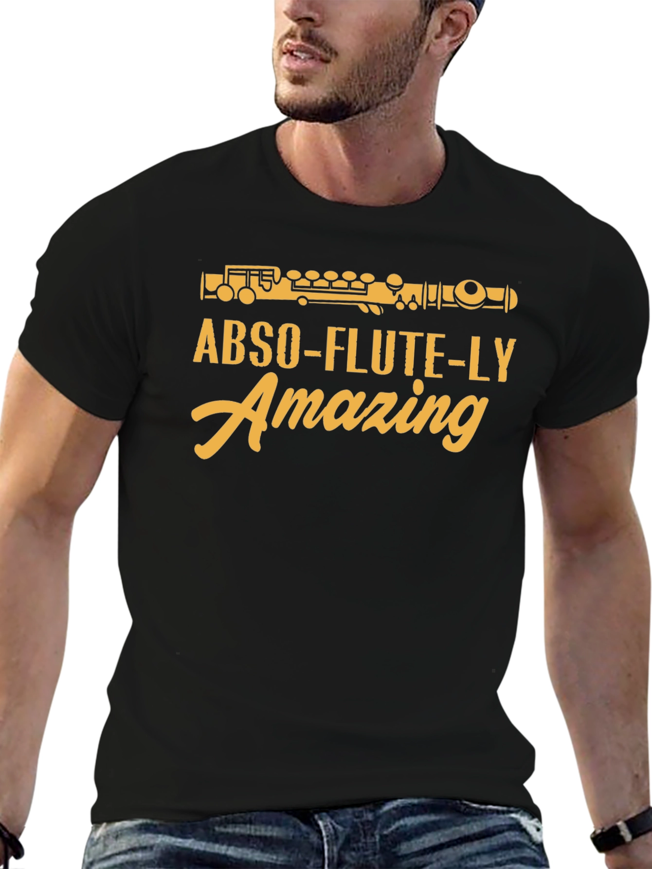 Abso-flute-ly Amazing T-Shirt - Musician Humor Tee