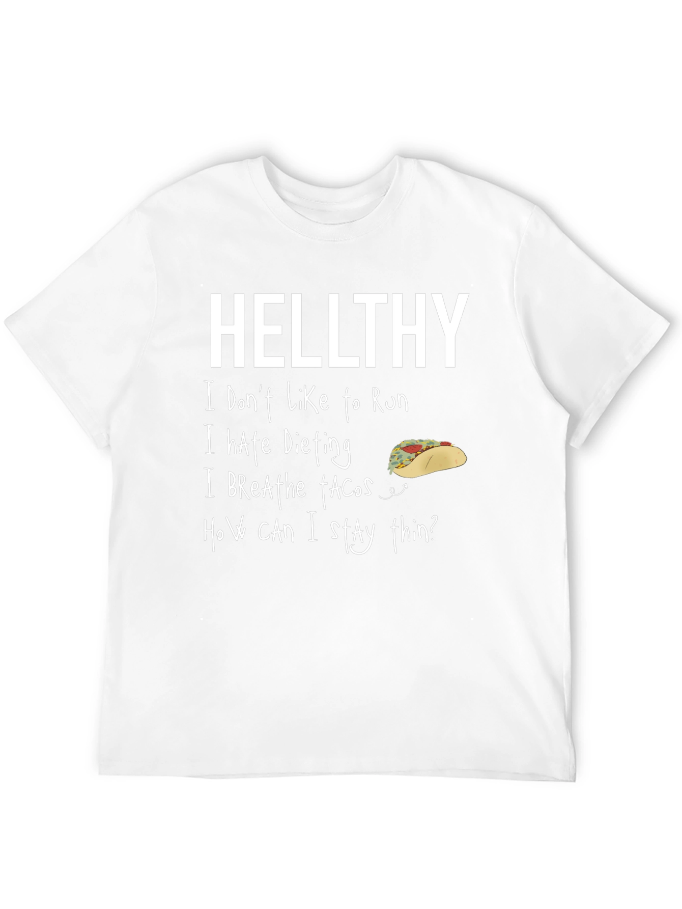 Hellthy Funny Graphic T-Shirt