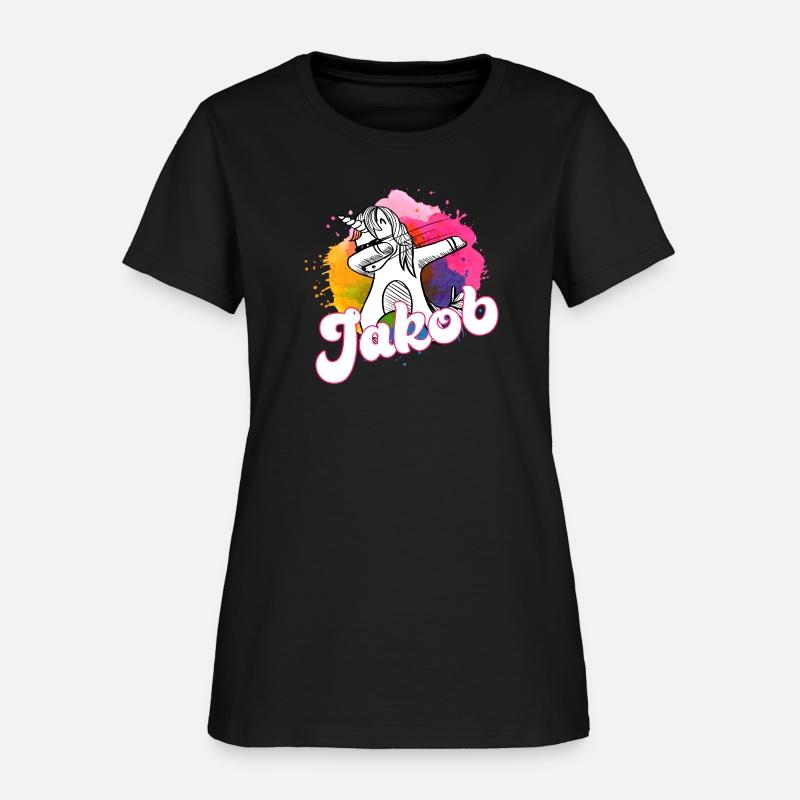 JAKOB - lovely boys name with a cool unicorn