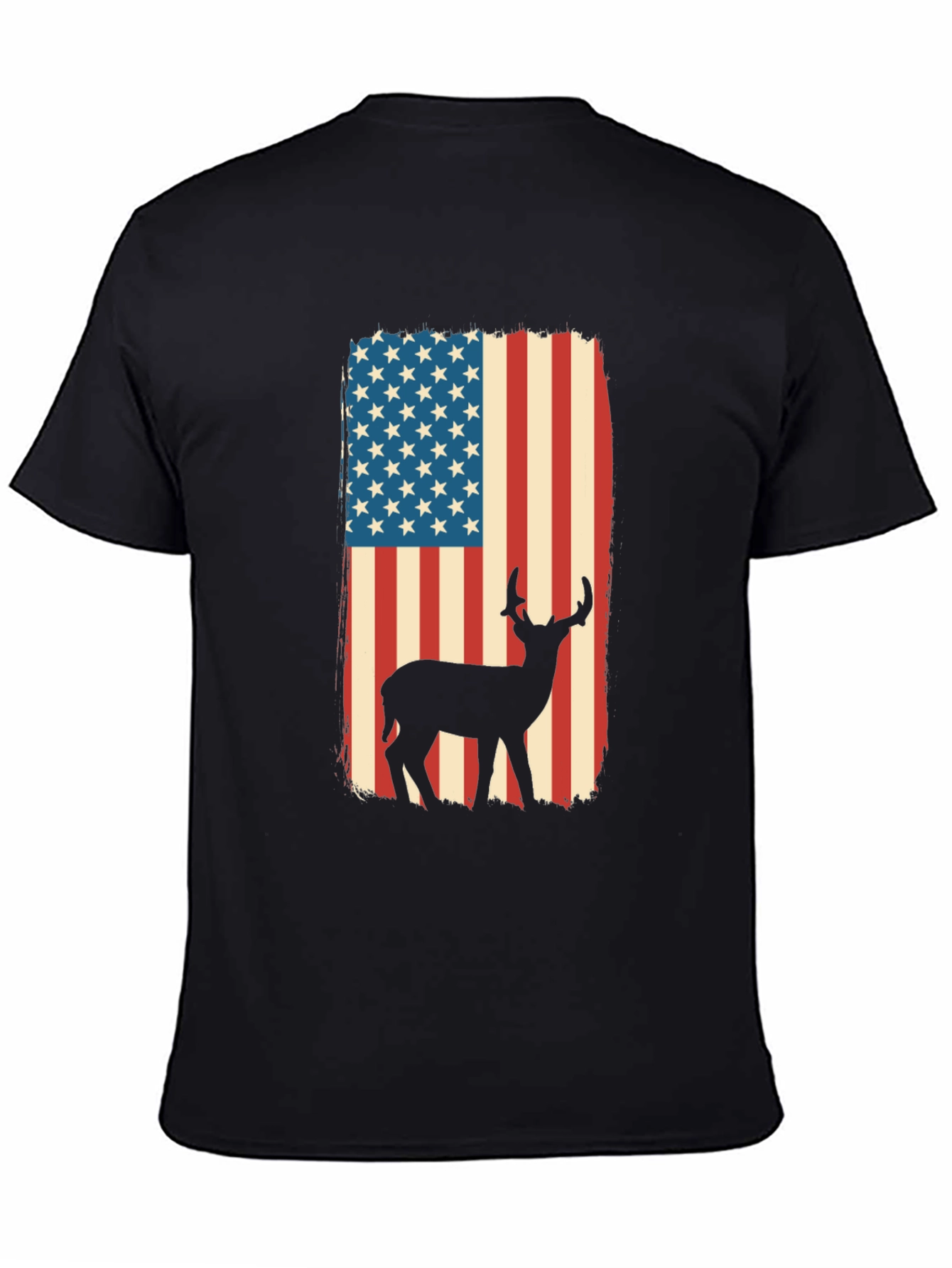 American Flag Deer Graphic Tee