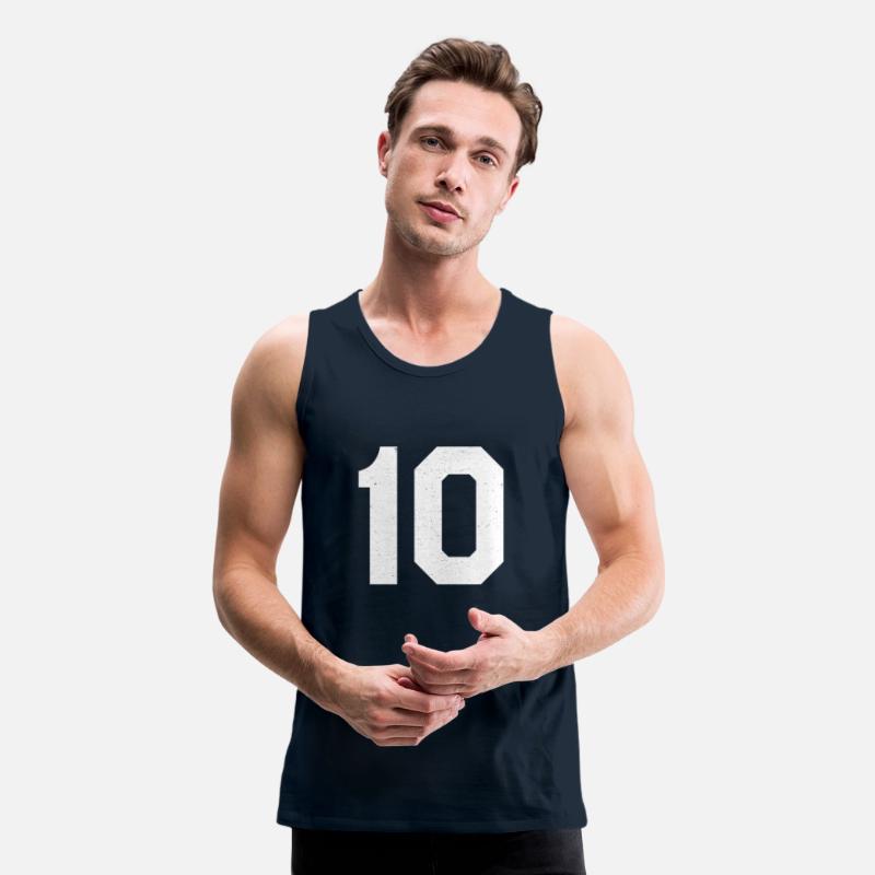 Jersey Number 10 Ten Athletic Sports