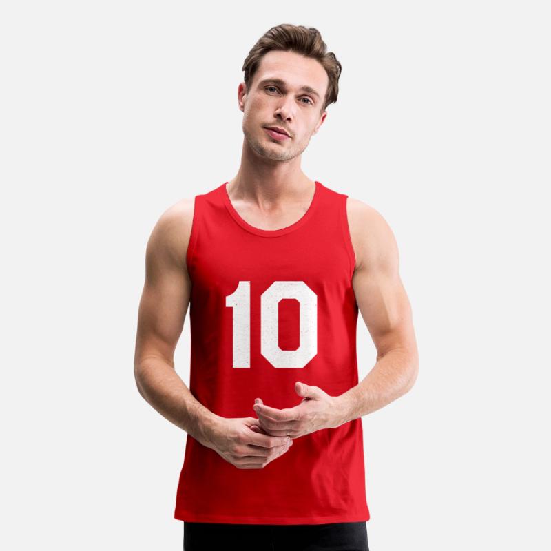 Jersey Number 10 Ten Athletic Sports