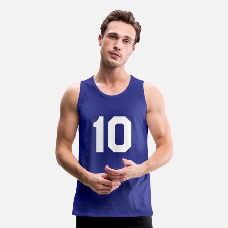 Jersey Number 10 Ten Athletic Sports