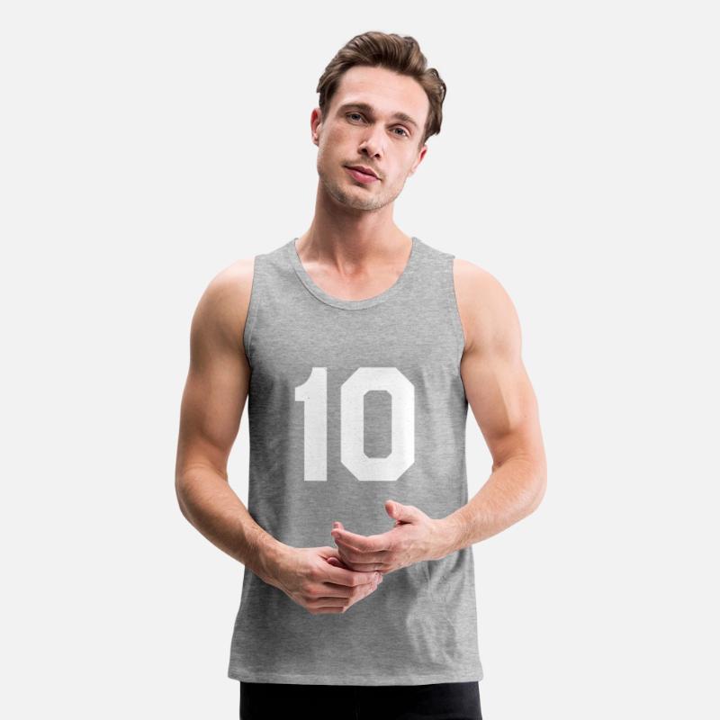 Jersey Number 10 Ten Athletic Sports