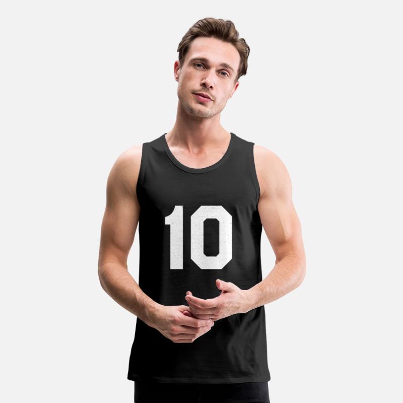 Jersey Number 10 Ten Athletic Sports