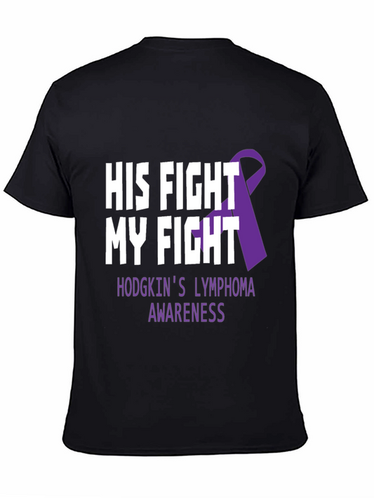 His Fight My Fight Hodgkins Lymphoma Awareness T-Shirt