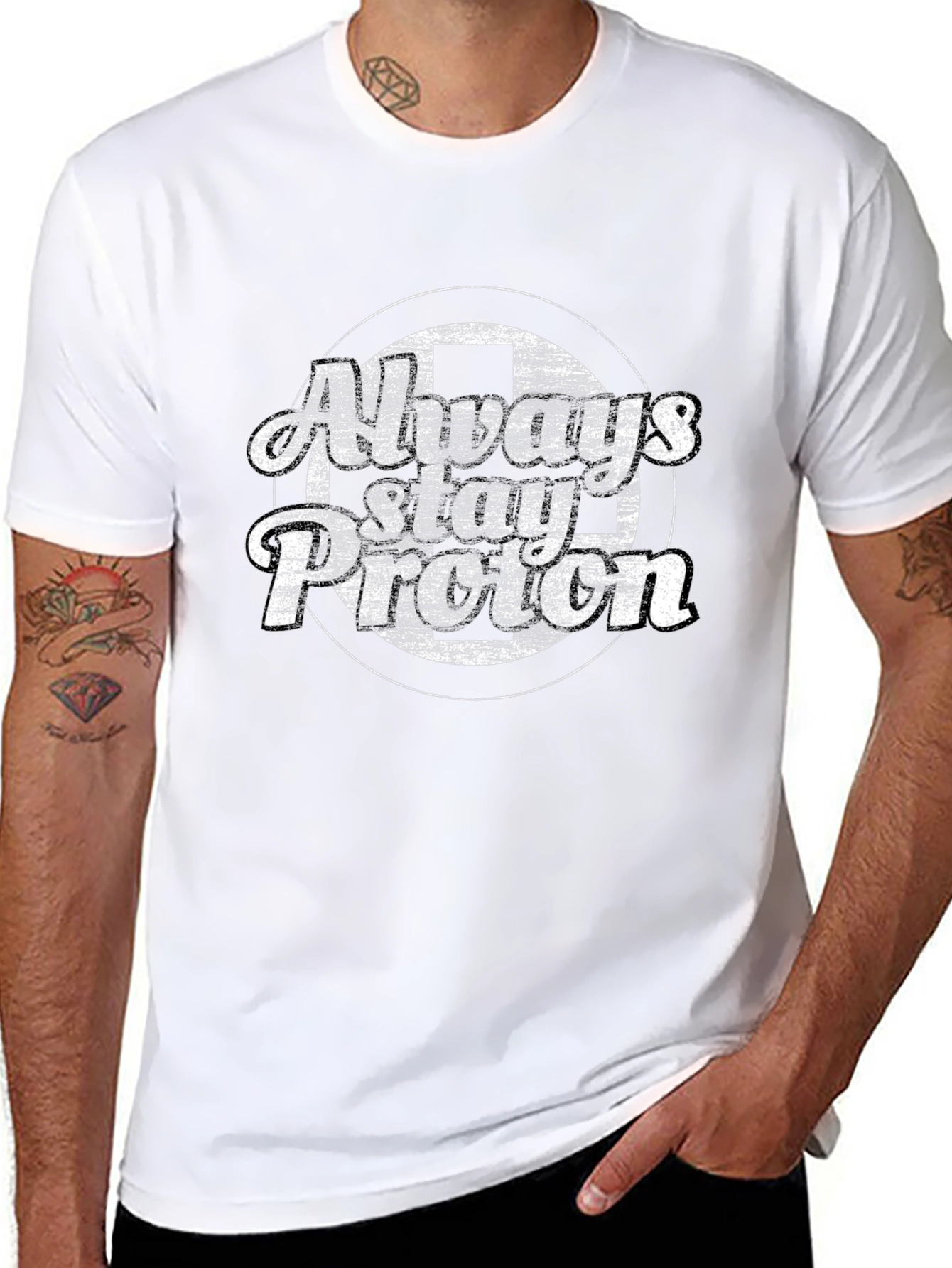 Always Stay Proton Black T-Shirt