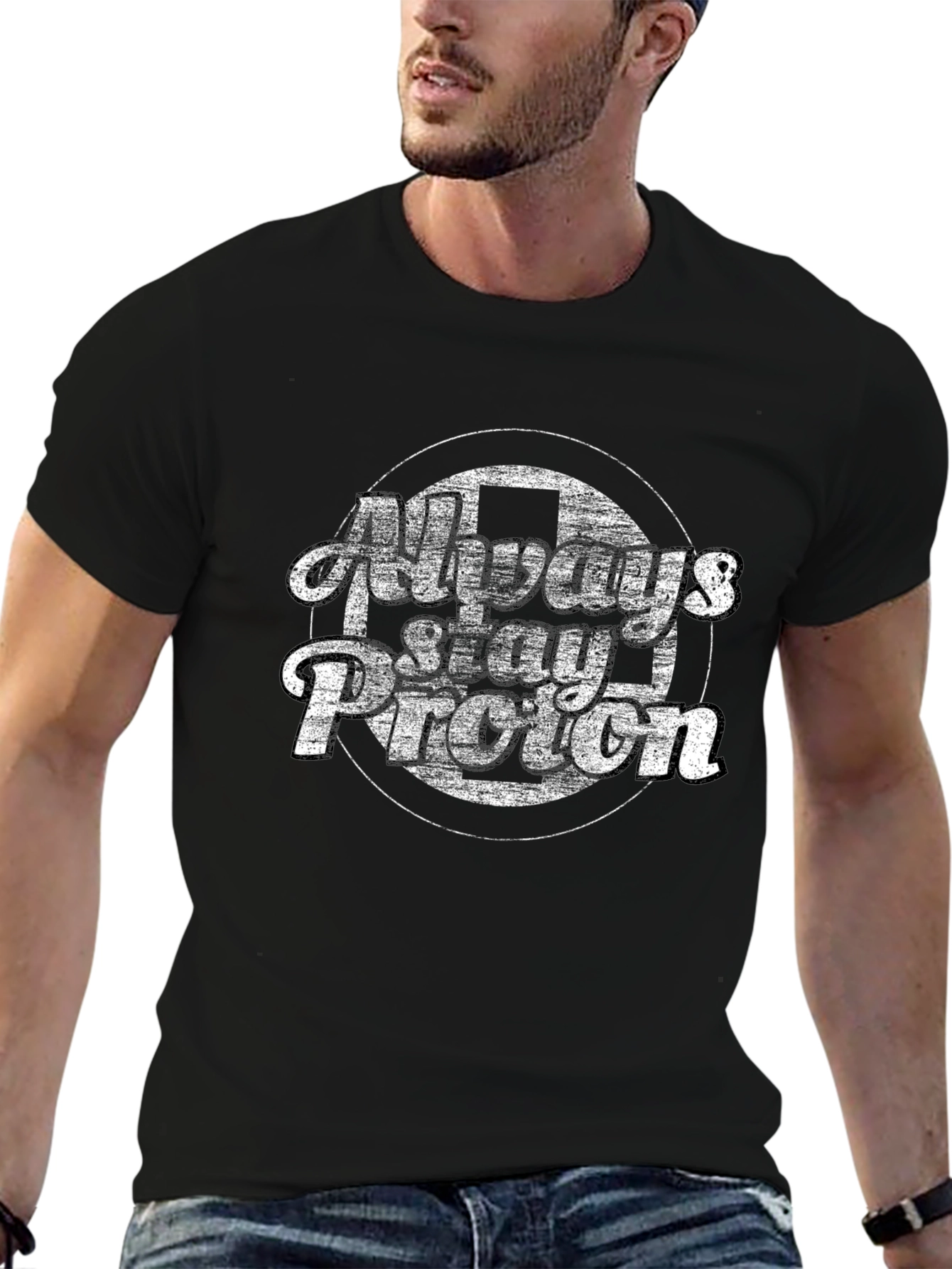 Always Stay Proton Black T-Shirt