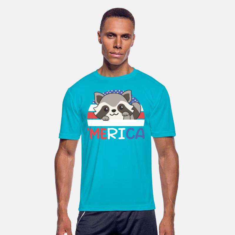 July 4 American Raccoon Usa' Merica