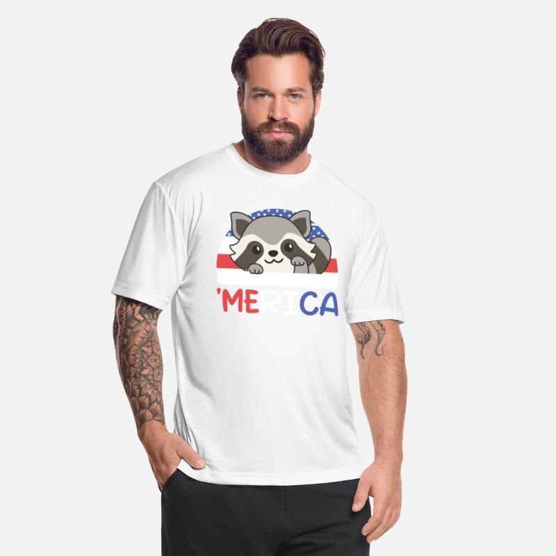 July 4 American Raccoon Usa' Merica