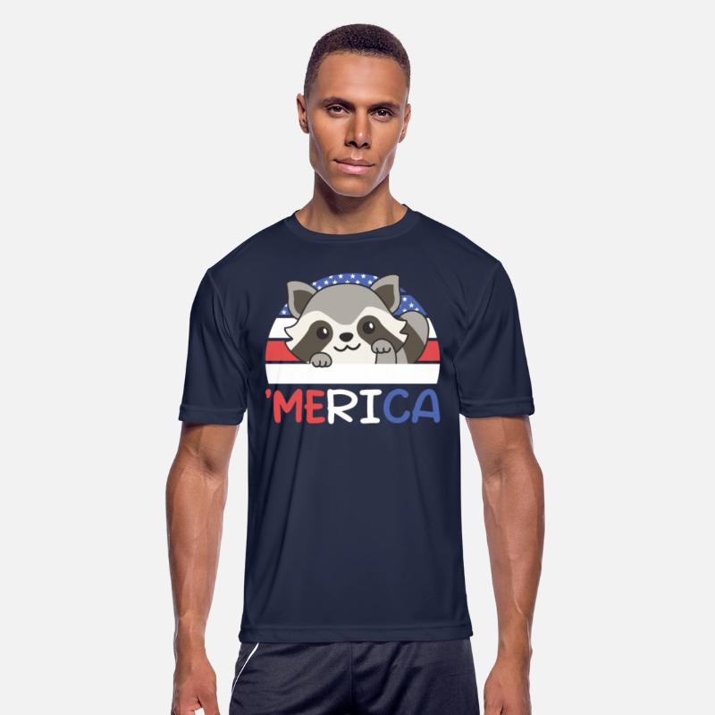 July 4 American Raccoon Usa' Merica