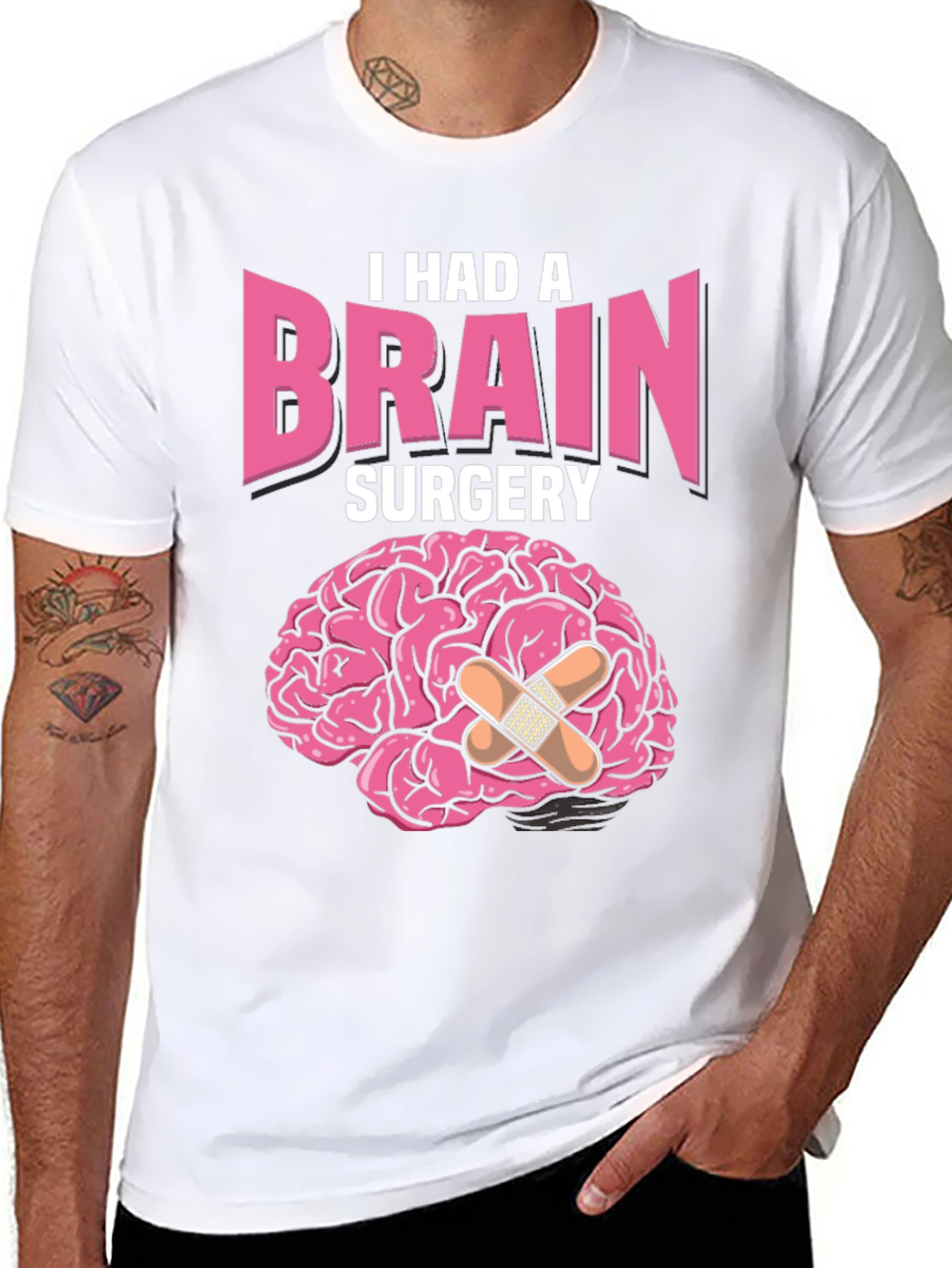 I Had Brain Surgery T-Shirt Funny Get Well Gift