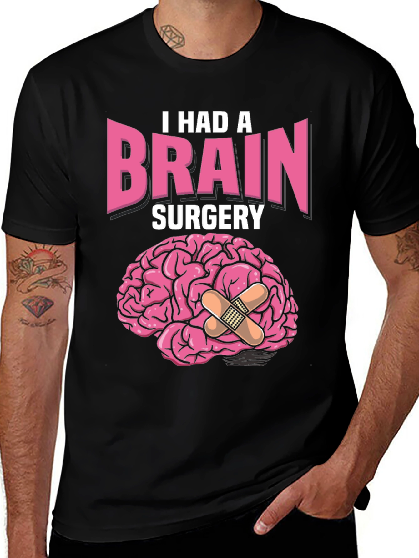 I Had Brain Surgery T-Shirt Funny Get Well Gift